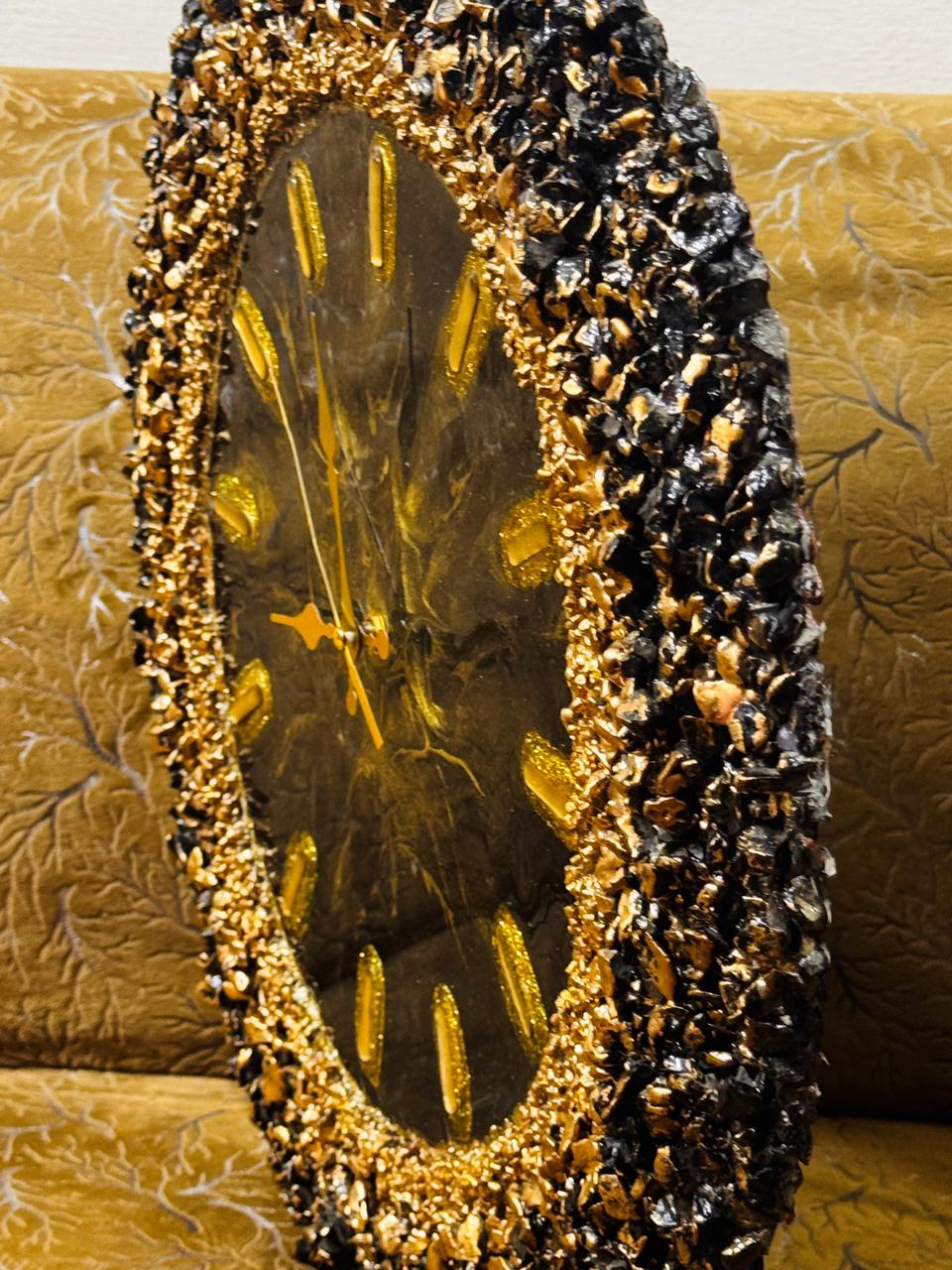 Resin, Stones Wall Clock