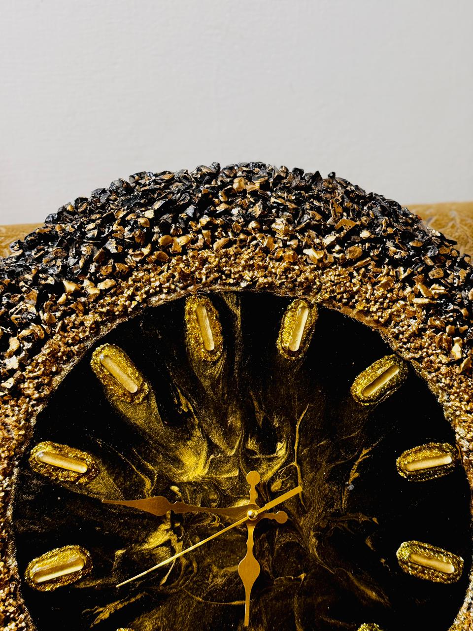 Resin, Stones Wall Clock